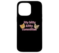 Itty Bitty Kitty Committee Cute Cat Lover tee and More Carcasa para iPhone 14 Pro MAX