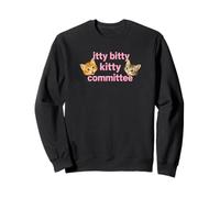 Itty Bitty Kitty Committee Cute Cat Lover tee and More Sudadera