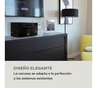 iTuner CD Receptor HiFi Radio de Internet/DAB+/FM Reproductor de CD WiFi negro Auna