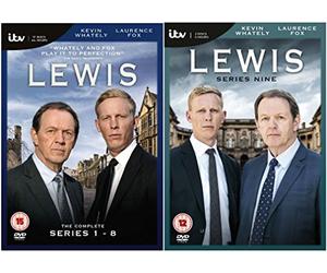 ITV’s best-loved and most enduring drama 'Lewis' 1-9 Complete DVD Collection Series 1, 2, 3, 4, 5, 6, 7, 8 and 9 + Extras: The Pilot Episode + Behind The Scenes + Cast Interviews
