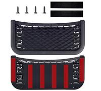 iTYOOS 2 Piezas Red de Bolso Coche, Red Bolso Coche Organizador Maletero, Red de Almacenamiento Coche, Bolsa Equipaje Coche Asiento, Red Flexible Maletero con Tornillos y Correas Elásticas