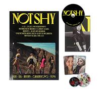 ITZY Album - NOT SHY [ A ver. ] CD + Photobook + Photocards + Lyric Accordion Book