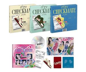 ITZY - CHECKMATE SPECIAL EDITION 5th Mini Album (Random Ver.) Photobook + CD-R + Photocard + Special Tag + Stickers + Postcard + Lyric Poster + 2 Pin Badges + 4 Extra Photocards Official K-POP Sealed Album