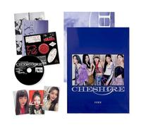 ITZY - CHESHIRE 6th Mini Album (LIMITED EDITION) Photobook + CD-R + Photocards + 4-Cut Photo + Hand Drawing Sticker + 2 Pin Badges + 4 Extra Photocards Official K-POP Sealed Album