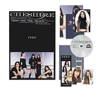 ITZY - [CHESHIRE] (STANDARD - A Ver.) Photobook + Photocard + CD-R + Lyric Paper + Neon Photocard + 4-Cut Film + Photo Cube + Clear Photocard + Poster + 2 Pin Button Badges + 4 Extra Photocards