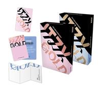 ITZY - GOLD [PLATFORM_NEMO Ver. / Random] + 2 Pin Badges + 4 Extra Photocards