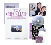 ITZY - ITZY - [CHECKMATE](STANDARD EDITION - YUNA Ver.) Photobook + Photocard + CD-R + Mini Folding Poster + Lyric Paper + Sticker + Postcard Set + Special Card + Poster + 2 Badges + 4 Extra Photocards