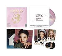 ITZY - ITZY - [GOLD] Special Edition - (GOLD Ver.) Envelope + CD-R + Lyric Folding Paper + Film Photo + Photocard + Sticker + 2 Pin Badges + 4 Extra Photocards