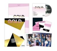 ITZY - ITZY - [GOLD] (STANDARD Ver. - DEEP GOLD) Out Box + CD-R + Photobook + Photocard + Postcard + Folding Poster + 2 Pin Badges + 4 Extra Photocards