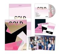 ITZY - ITZY - [GOLD] (STANDARD Ver. - ROSE GOLD) Out Box + CD-R + Photobook + Photocard + Postcard + Folding Poster + 2 Pin Badges + 4 Extra Photocards