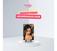ITZY - Limited Photocard (GOLD SoundWave POB) - Chaeryeong Ver.