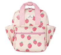 Itzy Ritzy Mochila para Niños Pequeños | Mochila Infantil Premium para Guardería | Mi Primera Mochila de Mayor | Interior Impermeable y Lavable | Bolsillos para Botellas | Estilo Fresa