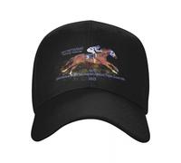 IUAOUADA Diseño 50º Aniversario de la Triple Corona de Secretariat Victoria Marca de Gorras de béisbol Gorra de Hombre Marca de Lujo Gorras de Mujer para The Sun Regalos Personalizados para Hombres