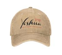 IUAOUADA Exterior Unisex Jesucristo Yeshua Rey de Reyes Señor de los Señores Gorras de béisbol Desgastadas Gorras lavadas Gorra Casual para Correr al Aire Libre Golf Tocado Regalo Personalizado