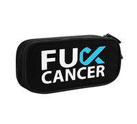 IUBBKI Estuche para lápices Fuck Prostate Cancer, Gran Capacidad, Doble Capa, para Oficina, Escuela, Estuche portátil para lápices