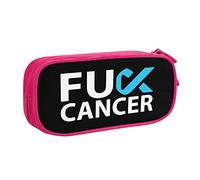 IUBBKI Estuche para lápices Fuck Prostate Cancer, Gran Capacidad, Doble Capa, para Oficina, Escuela, Estuche portátil para lápices