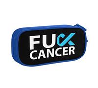 IUBBKI Estuche para lápices Fuck Prostate Cancer, Gran Capacidad, Doble Capa, para Oficina, Escuela, Estuche portátil para lápices