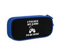 IUBBKI Hice una Pausa en mi Juego para Este Estuche para lápices Estuche portátil para lápices de Gran Capacidad de Doble Capa para Oficina y Escuela