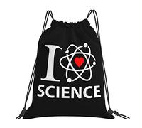 IUBBKI I Love Science Mochila portátil unisex con cordón, para escuela, gimnasio, deportes, viajes