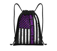 IUBBKI Mochila con cordón de concientización sobre la violencia doméstica, bolsa de playa impermeable, bolsa de gimnasio, mochila de viaje pequeña, mochila deportiva para hombres y mujeres