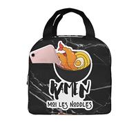 IUBBKI Ramen Me The Noodles Lunch Bags Lonchera aislada con bolsillo Reutilizable Cooler Tote Bag para Picnic Beach
