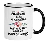 IUBBKI Regalos Para Madrastra Spanish Step Mom 11 Oz Mug Eres La Mejor Mama Del Mundo Para Mi Idea De Regalo Para Madres De Cumpleanos