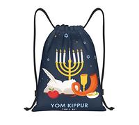 IUBBKI Yom Kippur mochila con cordón impermeable bolsa de playa bolsa de gimnasio pequeña mochila de viaje mochila deportiva para mujeres y hombres