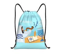 IUBBKI Yom Kippur mochila con cordón impermeable bolsa de playa bolsa de gimnasio pequeña mochila de viaje mochila deportiva para mujeres y hombres