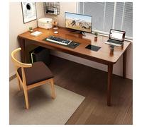 IUBGFTO Escritorio de computadora para Escribir, Mesa de Oficina en casa, Muebles Modernos, estación de Trabajo de Estudio y Maquillaje Simple para Oficina en casa (marrón, 47 x 24 x 29 Pulgadas)