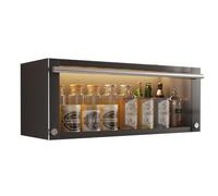 IUBGFTO Estante Colgante para Debajo del gabinete, Organizador de Cocina abatible para gabinetes y despensas, Soporte para frascos de condimentos, Botellas, cocteleras,D7.3 xh9.3-W-31.5"