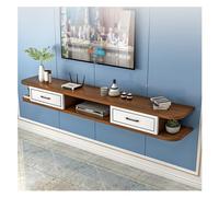 IUBGFTO Estante Flotante para TV, Consola Multimedia montada en la Pared, Soporte para gabinete de TV de Pared, Estante de Almacenamiento Moderno para Centro de Entretenimiento (B 150 cm)