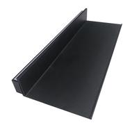 IUBGFTO Estantes flotantes de Pared emisores de luz, estantes de Pared flotantes de aleación de Aluminio con luz LED iluminada incorporada y Transformador para Sala de Estar (Negro 120x20cm)