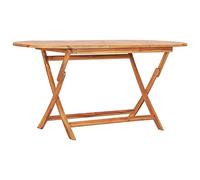 IUBGFTO Mesa de jardín Plegable 160x80x75 cm de Madera Maciza de Teca, Mesa de Comedor de jardín, Mesa de jardín para Barbacoa, Mesa de Bistro, Mesa de terraza, Mesa de Picnic