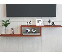 IUBGFTO Mueble de TV para Colgar en la Pared, Soporte Flotante para TV, Estante de Almacenamiento de Fondo de Pared, gabinete de Pared Colgante Simple para Sala de Estar y Dormitorio (C 100 cm)