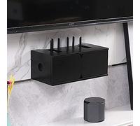 IUBGFTO Mueble de TV para Montaje en Pared, Unidad de Entretenimiento Flotante de Alto Brillo, Consola de Entretenimiento montada en la Pared para Sala de Estar y Dormitorio (C 40x21x16,5 cm)