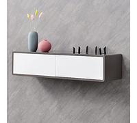 IUBGFTO Mueble Flotante para TV, Unidad de Entretenimiento para Montaje en Pared, Estante de Almacenamiento Multimedia para Apartamentos pequeños, Sala de Estar y Dormitorio (B 100x23x18cm)