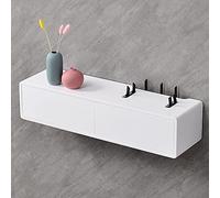 IUBGFTO Mueble Flotante para TV, Unidad de Entretenimiento para Montaje en Pared, Estante de Almacenamiento Multimedia para Apartamentos pequeños, Sala de Estar y Dormitorio (C 100x23x18cm)