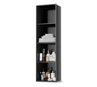 IUBGFTO Nicho de Ducha de Acero Inoxidable Mate, nicho de Pared Empotrado, no Necesita Azulejos, Estante de Almacenamiento para Ducha, nicho de baño (Negro, 11 x 4,9 x 47,2 Pulgadas)