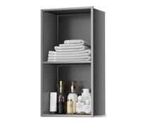 IUBGFTO Nicho de Ducha de Acero Inoxidable Mate, nicho de Pared Empotrado, no Necesita Azulejos, Estante de Almacenamiento para Ducha, nicho de baño (Gris, 11 x 4,9 x 27,5 Pulgadas)
