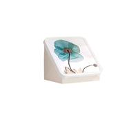 IUBGFTO Organizador de Pared para baño, Estante de Almacenamiento Plegable sin Perforaciones, artefactos para Colocar Ropa en el baño (E)