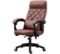 IUBGFTO Silla Silla de Oficina con Respaldo Alto Asiento Grande y función de inclinación Cojín de látex Silla giratoria de Oficina Capacidad de Carga de PU 150 kg