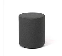 IUBGFTO Taburete otomano Acolchado Suave otomano reposapiés Taburete Asiento puf reposapiés otomano con Patas Antideslizantes Sala de Estar Dormitorio Zapato Taburete (Gris Oscuro Plateado)