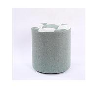 IUBGFTO Taburete otomano Redondo otomano para Interior y Exterior, Taburete para sofá, reposapiés Creativo y Perezoso para Patio, jardín, Camping o Taburete para Zapatos en casa (Verde Menta Mediano)