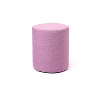 IUBGFTO Taburete otomano Reposapiés otomano Tela de Lino de algodón Taburete Sofá Reposapiés Diseño Simple Decoración de Regalo Sala de Juegos Sala de Estar Taburete para Zapatos (Púrpura Plata)