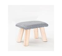 IUBGFTO Taburete otomano Taburete bajo de Madera Maciza otomanos y Taburete para Cambiar Zapatos Lindo Taburete bajo de Madera Maciza Silla Sofá de Moda Reposapiés Taburete para Zapatos (B)