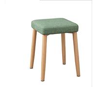 IUBGFTO Taburete otomano Taburete de tocador Banco de Maquillaje Comedor Silla de Escritorio otomana Reposapiés Reposapiés Cojín Suave Silla Asiento de Piano Taburete para Zapatos (Verde 1)