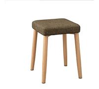 IUBGFTO Taburete otomano Taburete de tocador Banco de Maquillaje Comedor Silla de Escritorio otomana Reposapiés Reposapiés Cojín Suave Silla Asiento de Piano Taburete para Zapatos (marrón 1)