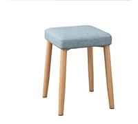 IUBGFTO Taburete otomano Taburete de tocador Banco de Maquillaje Comedor Silla de Escritorio otomana Reposapiés Reposapiés Cojín Suave Silla Asiento de Piano Taburete para Zapatos (Azul 1)