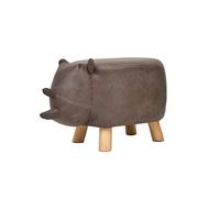 IUBGFTO Taburete otomano Taburete otomano de Animales Reposapiés Puf Taburete con escalón Silla Linda y Creativa Regalos Soporte de Madera Maciza para Dormitorio Sala de Juegos Taburete para Zapatos