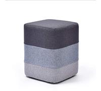 IUBGFTO Taburete otomano Taburete otomano de Madera para pies Banco de tocador Sofá Puf Mesa Auxiliar para Dormitorio Asiento de Muelle Tocador Reposapiés Taburete para Zapatos (Cuadrado Natural)